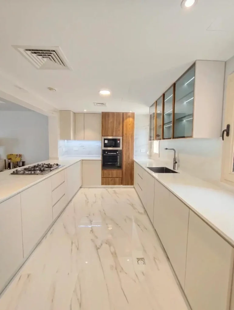 Kitchen countertop installation